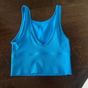 lululemon athletica Blue Tank Top